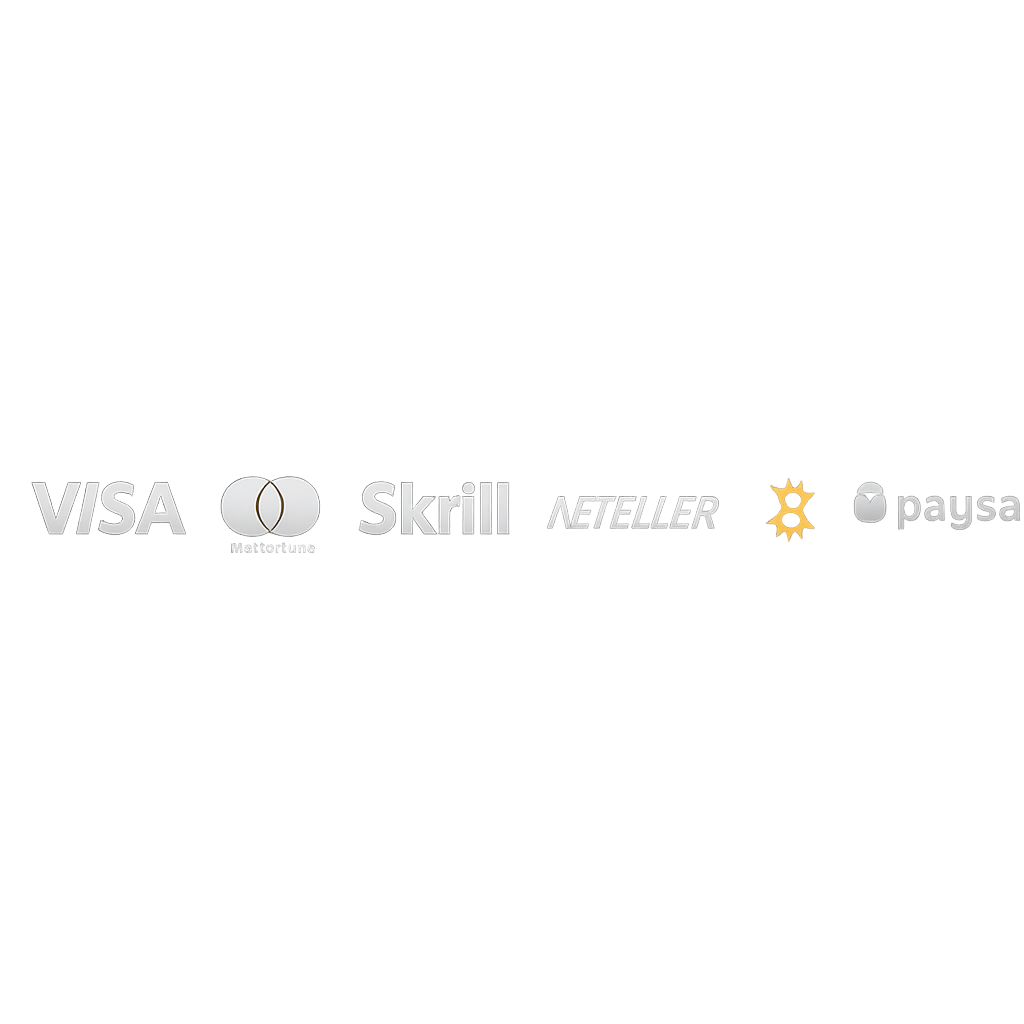 Платёжные методы: Visa, Mastercard, Skrill, Neteller, Bitcoin